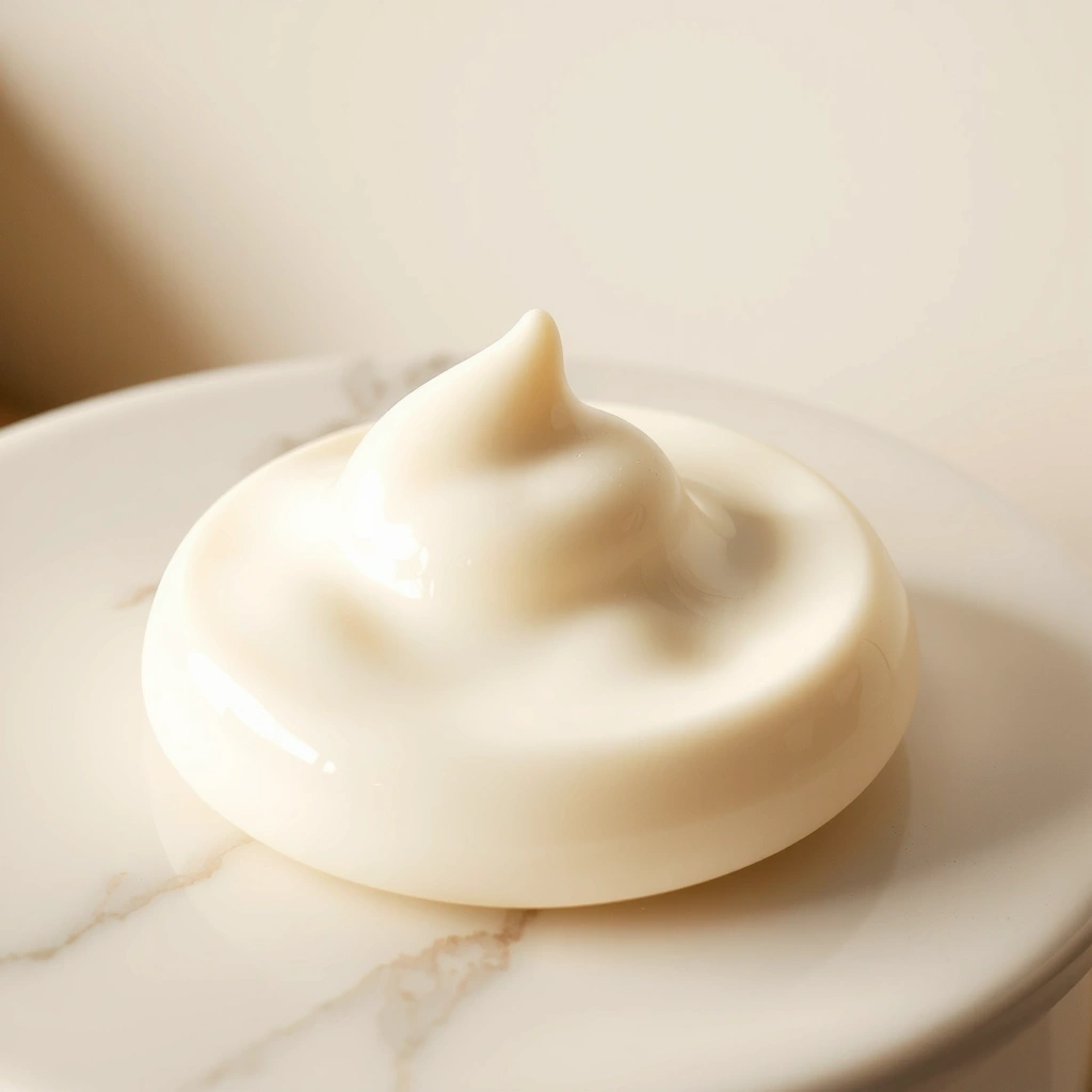 Tekstur krim yang lembut